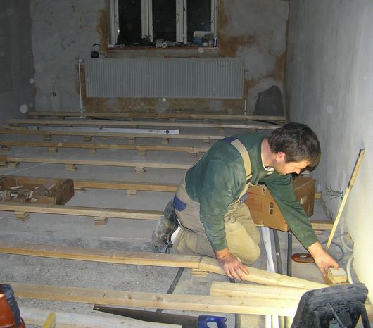 Gulvl�gning